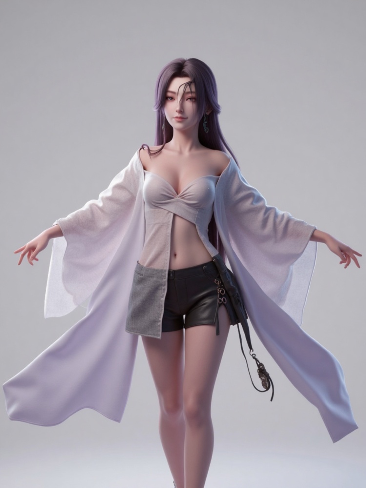 X雨师妾浴袍-搜神记-螭羽仙子 by DeepBlue藍心 on Tensor.Art