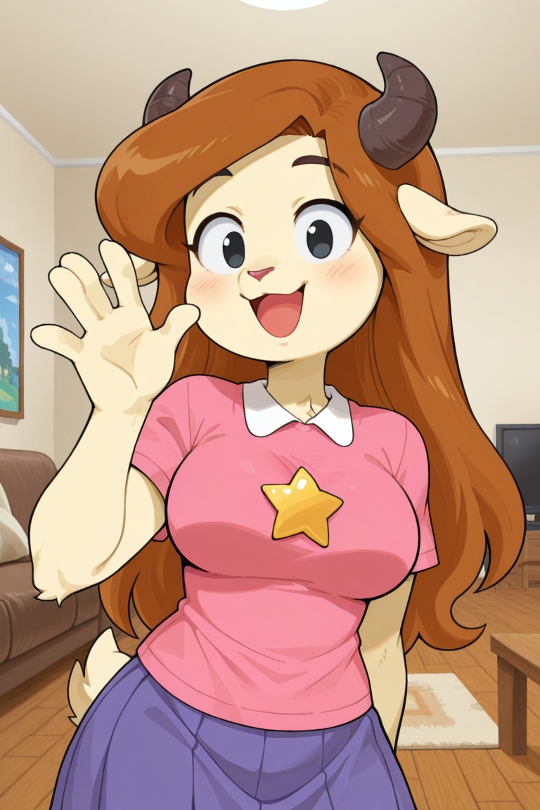 anime screenshot,  miracle star,  living room on Tensor.Art