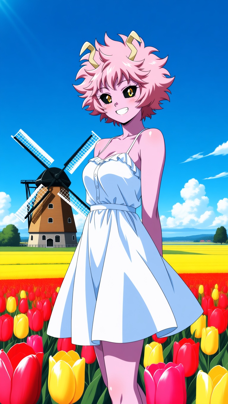 masterpiece,  ashido mina,  pink skin on Tensor.Art