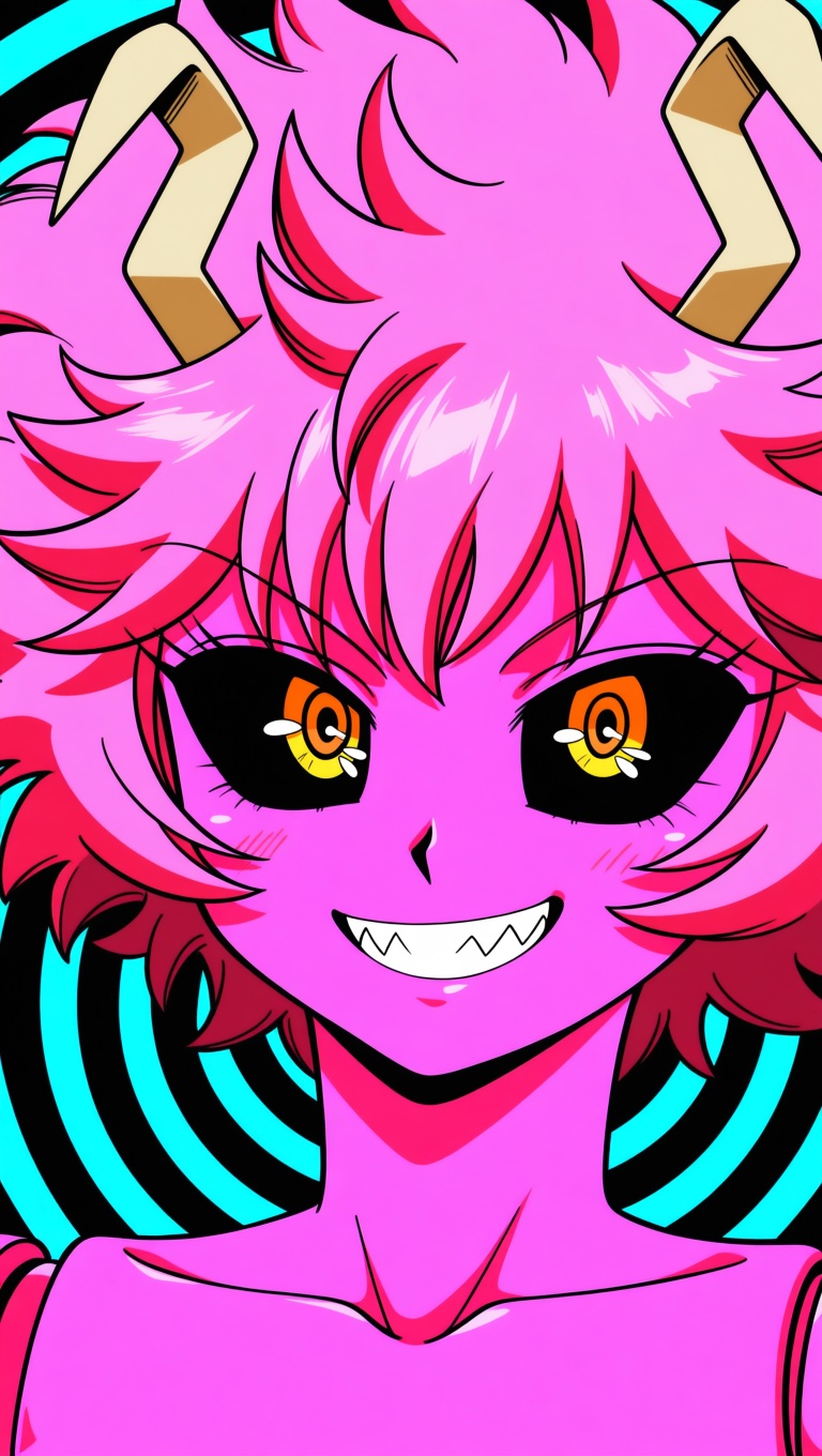 masterpiece,  1girl,  ashido mina on Tensor.Art