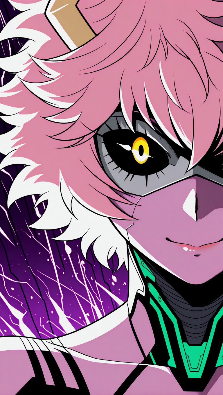 masterpiece,  ashido mina,  headshot on Tensor.Art