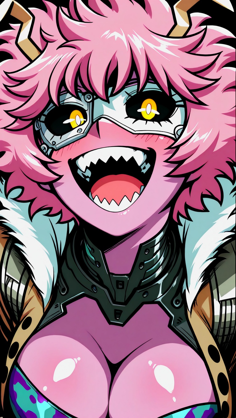 masterpiece,  ashido mina,  cyborg on Tensor.Art