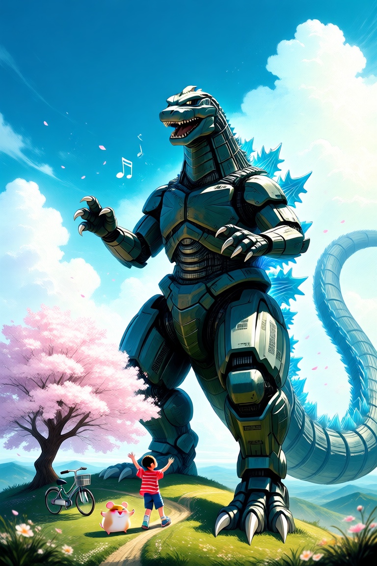 NATURE A highly stylized,  gigantic,  cute on Tensor.Art