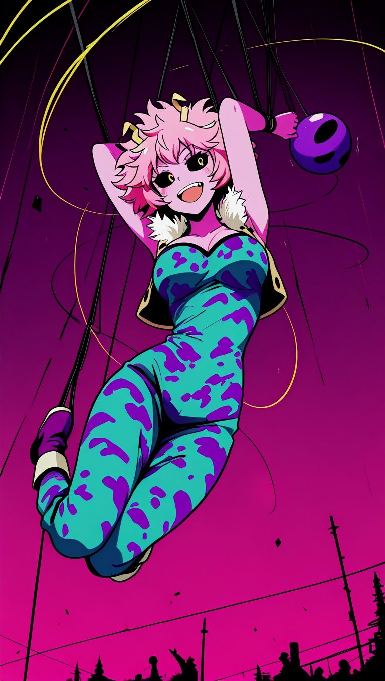 masterpiece,  1girl,  ashido mina on Tensor.Art