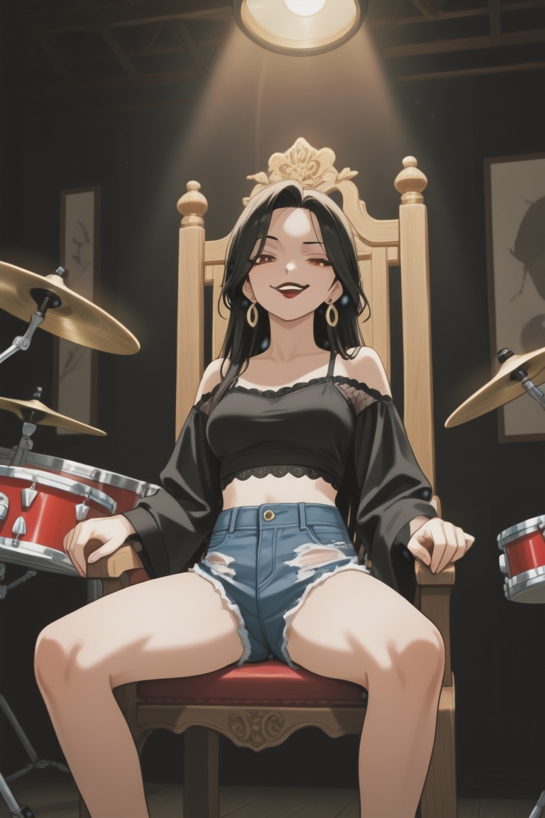 An East Asian woman,  24 years old,  rock aesthetic on Tensor.Art