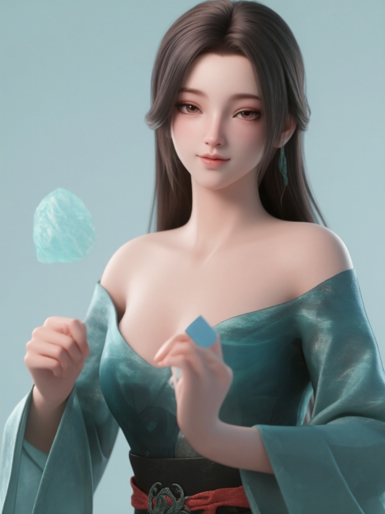  X雨师妾浴袍-搜神记-螭羽仙子Qwen by DeepBlue藍心 on Tensor.Art