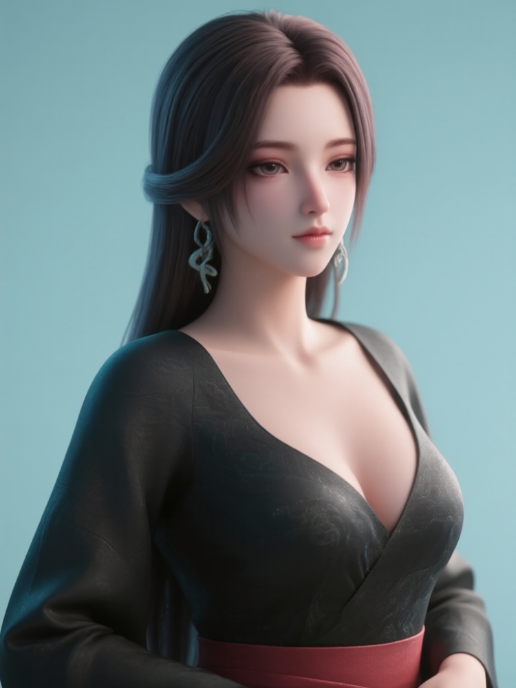  X雨师妾浴袍-搜神记-螭羽仙子Qwen by DeepBlue藍心 on Tensor.Art