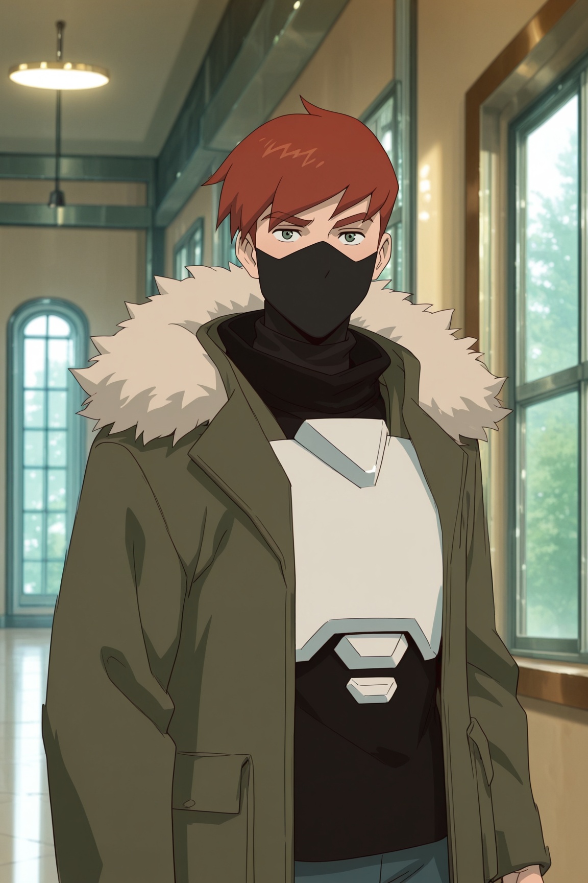 mis,  orange hair,  green eyes on Tensor.Art