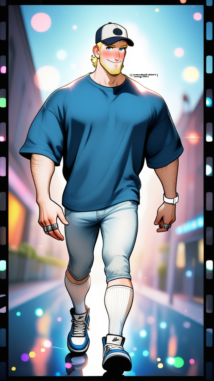 Illustration of a man for character design,  detailed,  colorful on Tensor.Art
