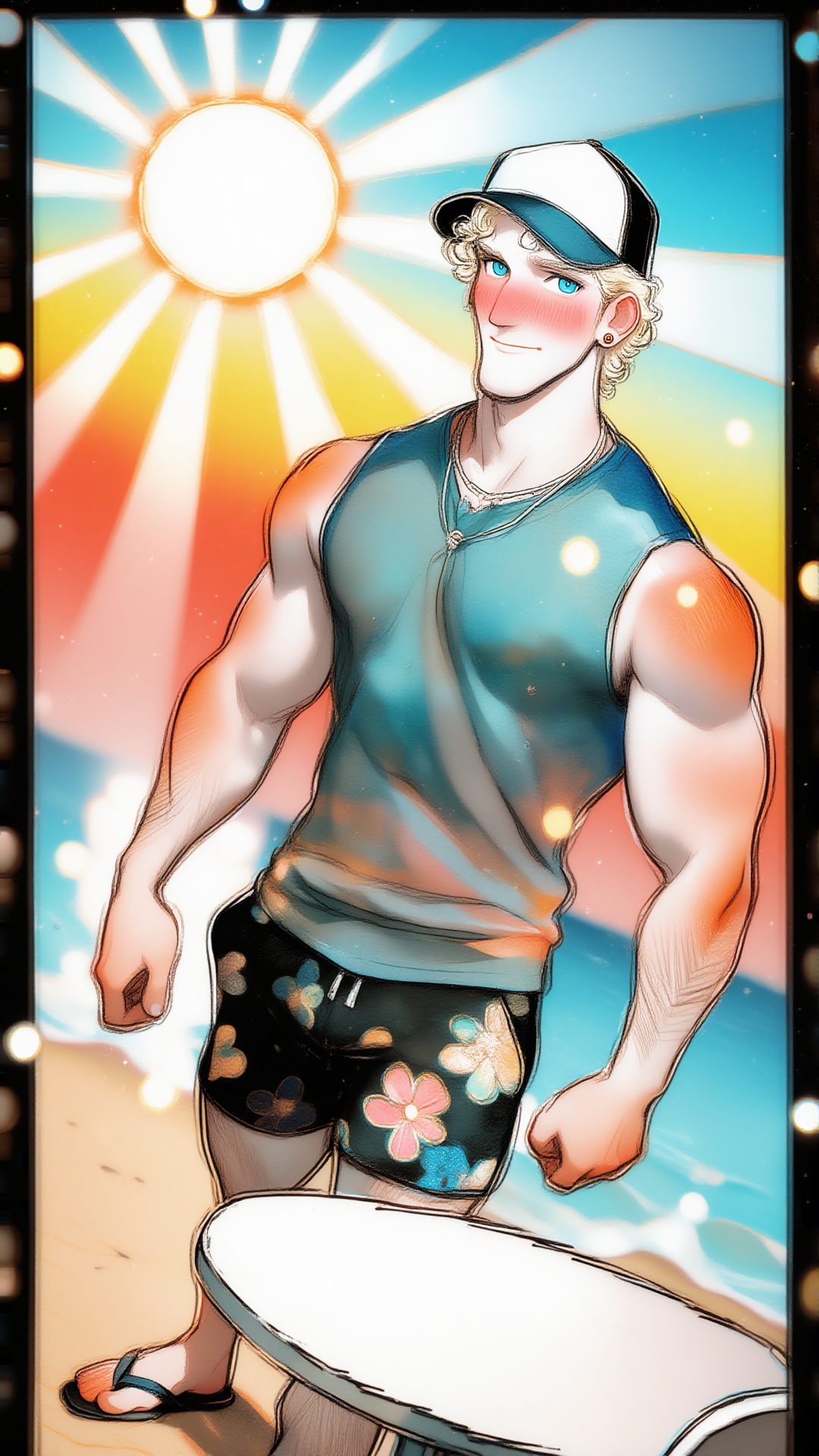 Illustration of a man for character design,  detailed,  colorful on Tensor.Art