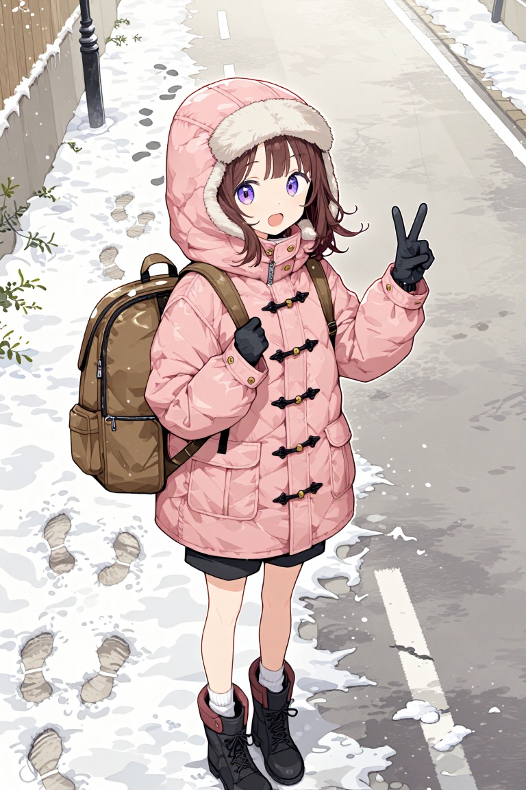 aesthetic illustration,  1girl,  outdoors on Tensor.Art