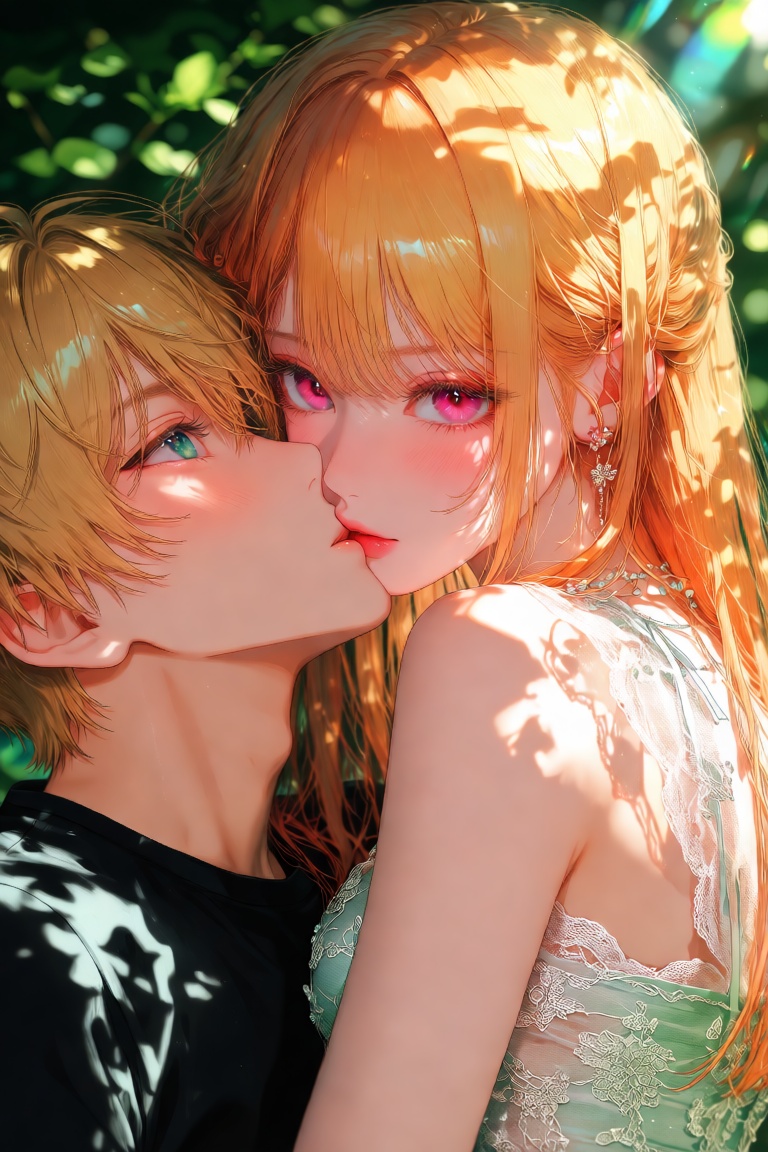 1girl,  hoshino ruby,  1boy on Tensor.Art