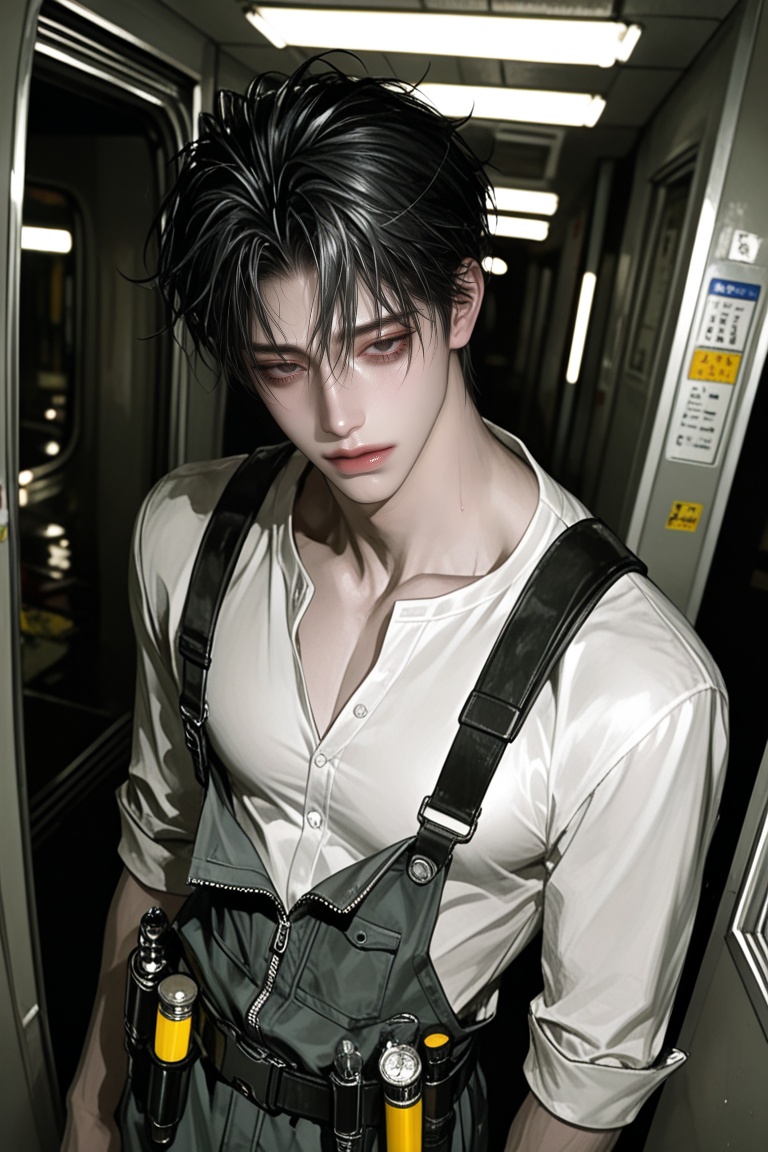solo,  fair skin,  ((very handsome man)) on Tensor.Art