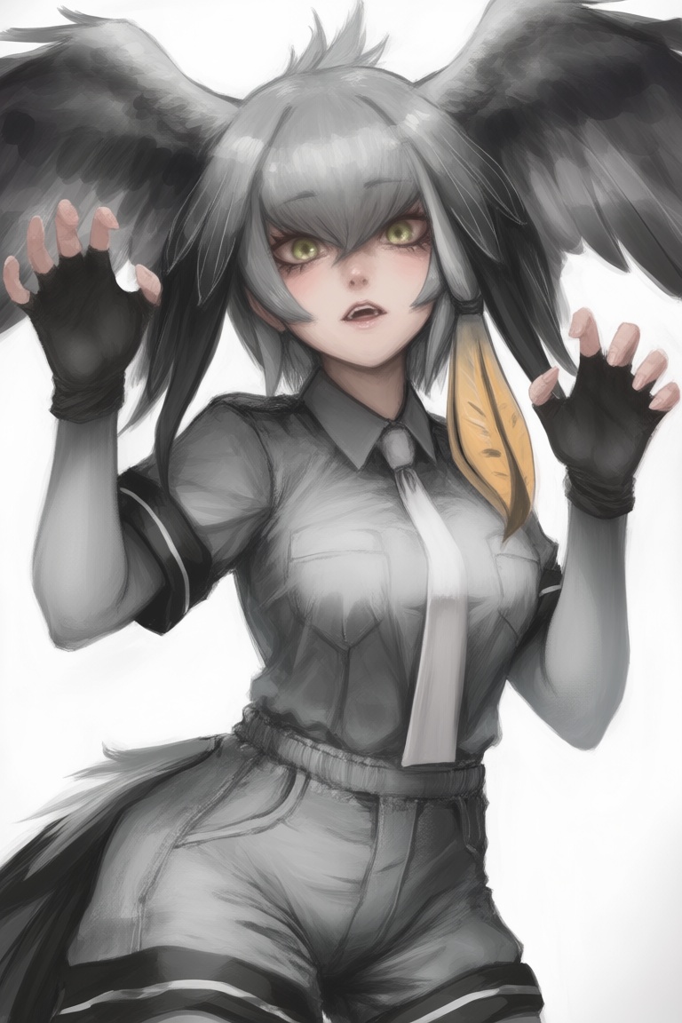 masterpiece,  shoebill \(kemono friends\),  1girl on Tensor.Art