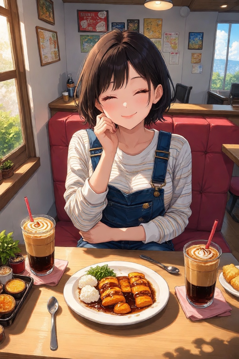 1girl,  solo,  smile on Tensor.Art