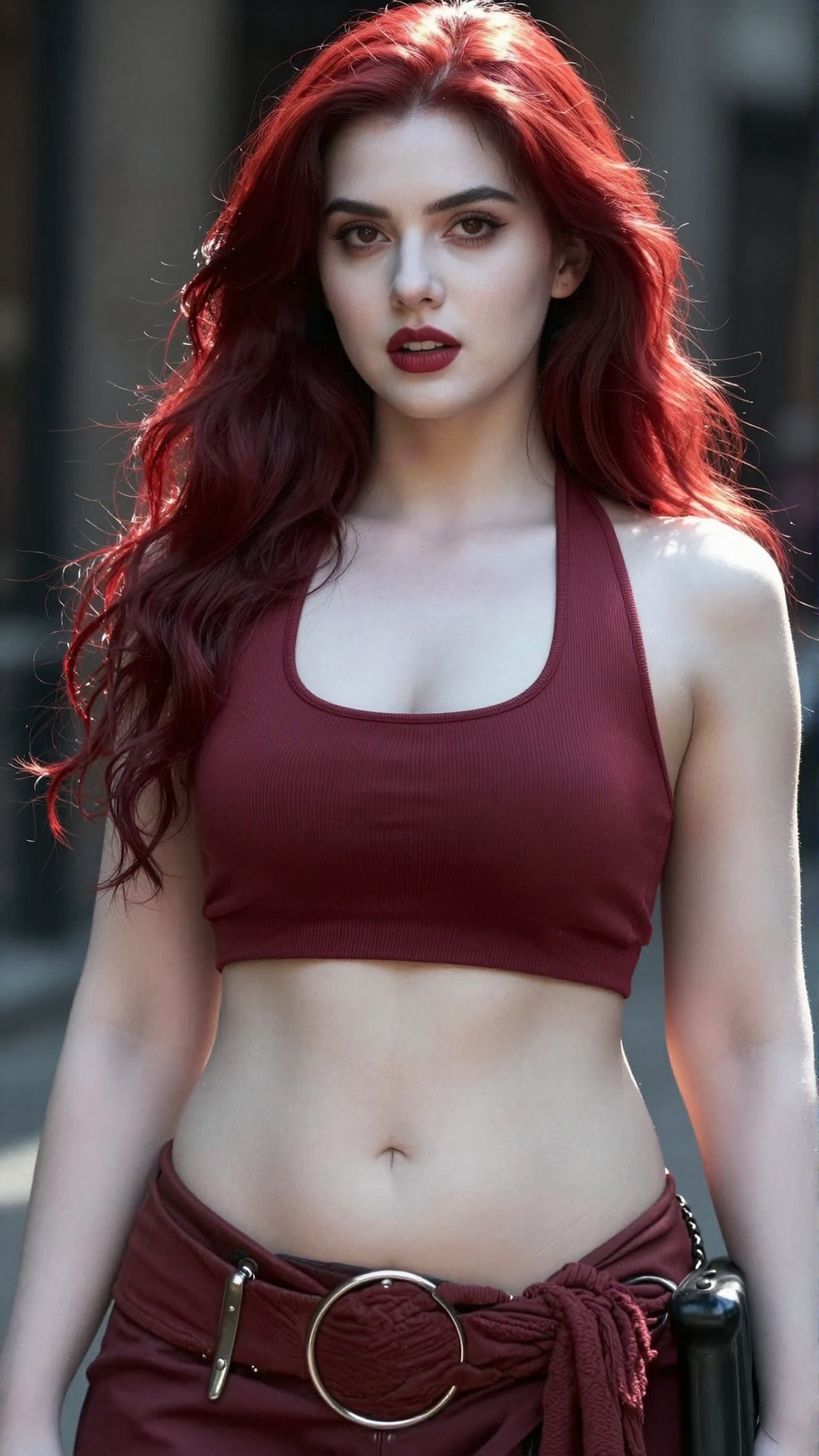 Extreme beauty,  pale skin,  redish and pale on Tensor.Art