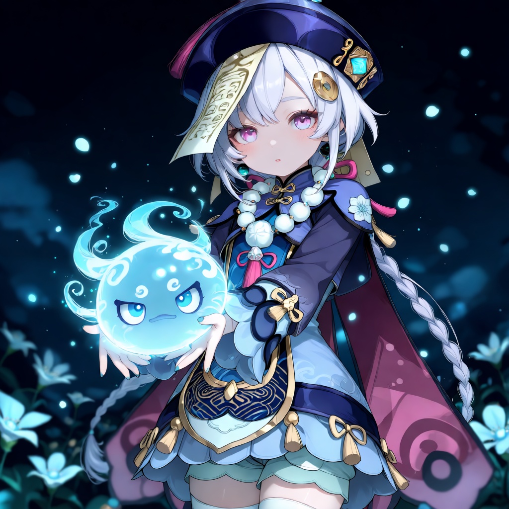 1girl,  qiqi,  genshin impact on Tensor.Art