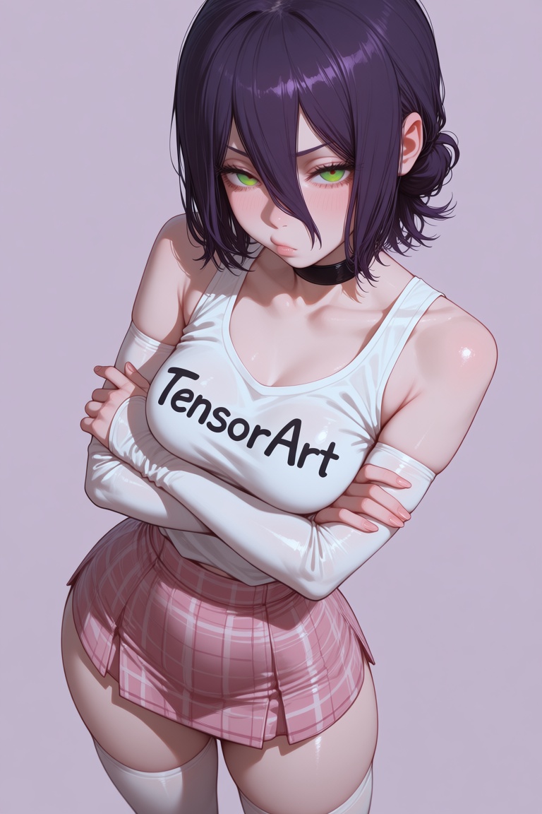1girl,  solo,  reze \(chainsaw man\) on Tensor.Art