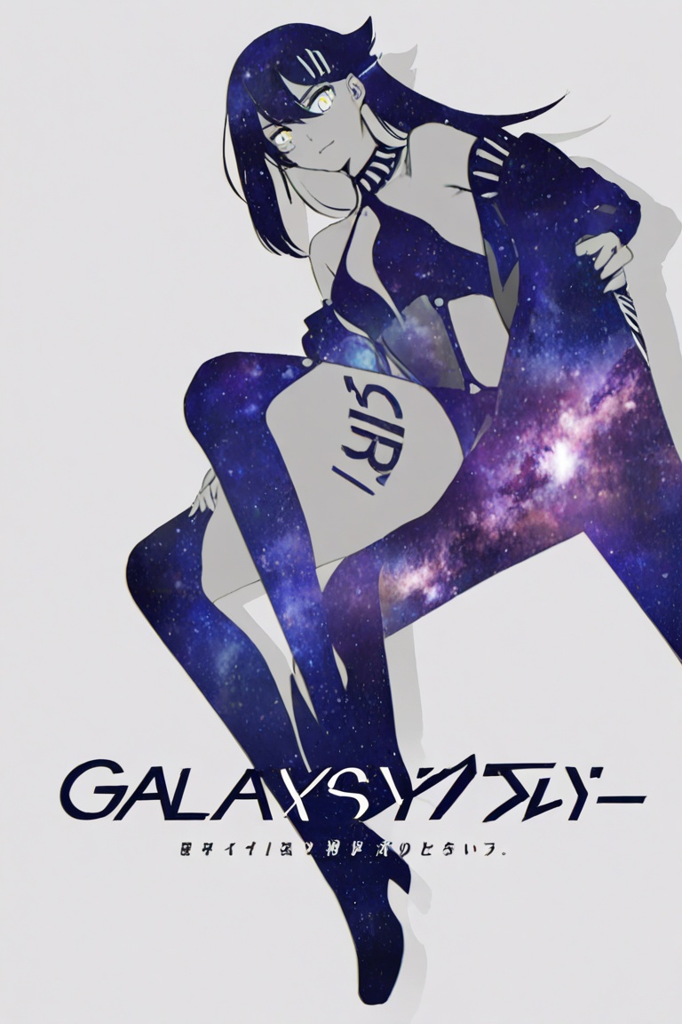 design silhouette,  galaxy_style,  monochrome on Tensor.Art