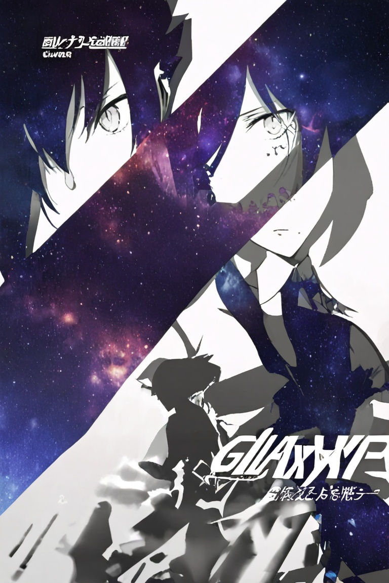 design silhouette,  galaxy_style,  monochrome on Tensor.Art