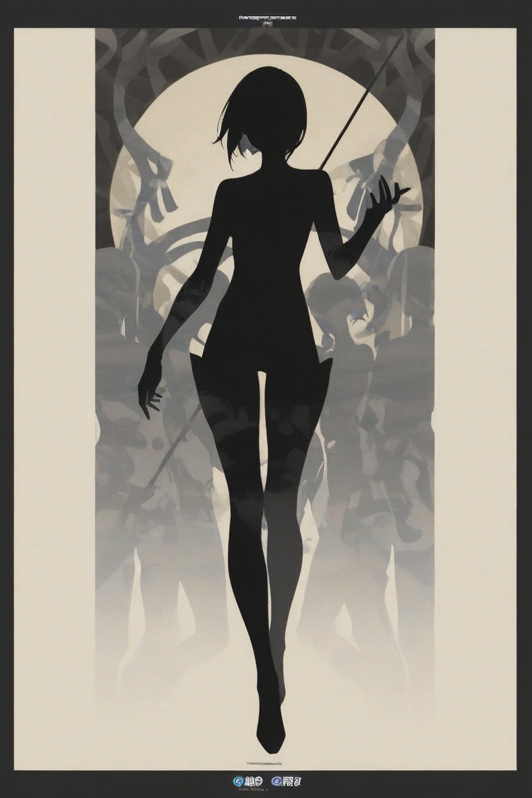 design silhouette on Tensor.Art