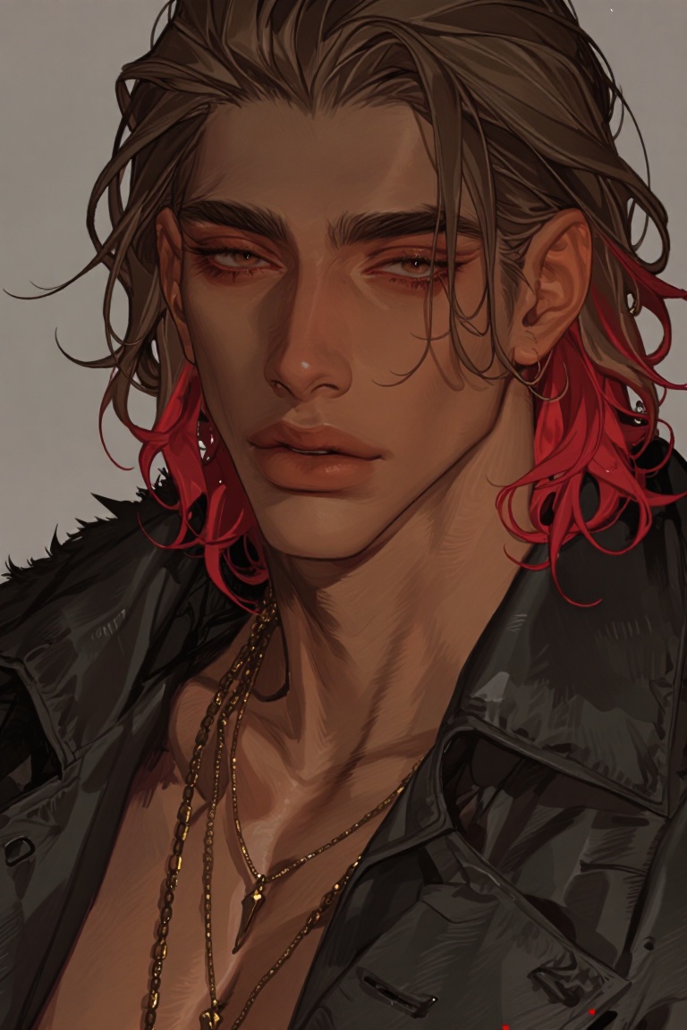 1boy,  long hair,  looking at viewer on Tensor.Art