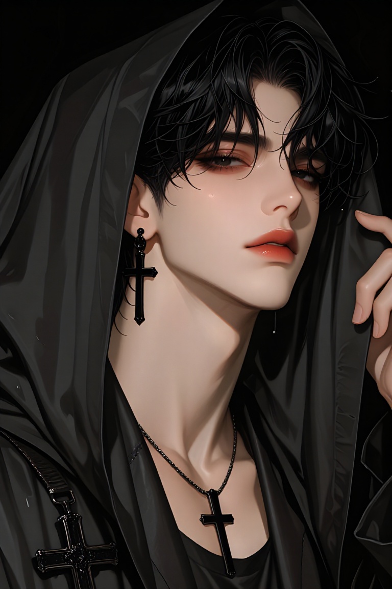 1boy,  looking at viewer,  short hair on Tensor.Art