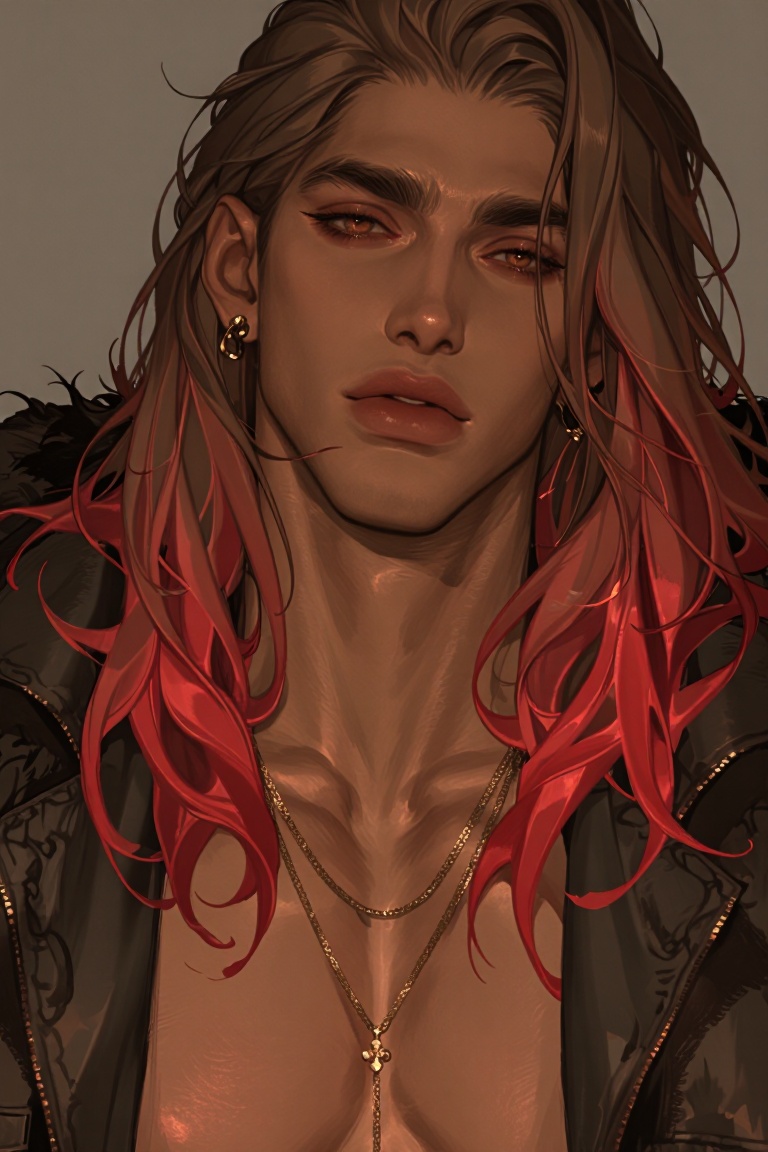 1boy,  long hair,  looking at viewer on Tensor.Art