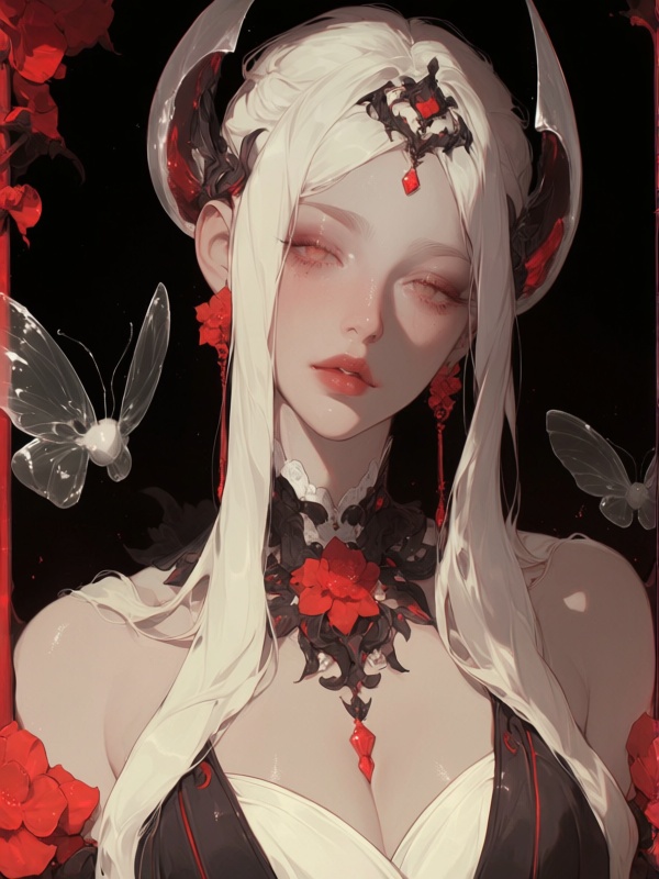 0mu0,  1girl,  eclipse maiden with platinum curls on Tensor.Art