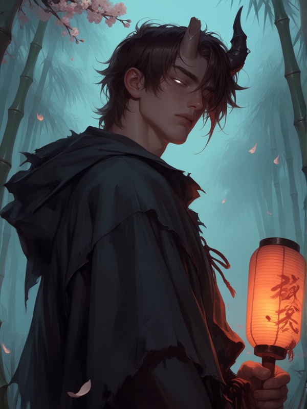 candyniji,  painterly brushstrokes,  1boy on Tensor.Art