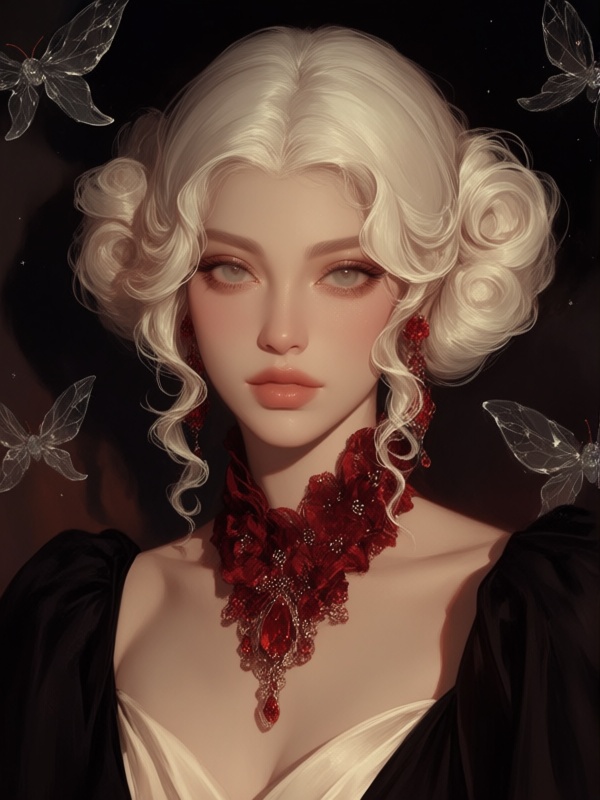 candyniji,  painterly brushstrokes,  1girl on Tensor.Art