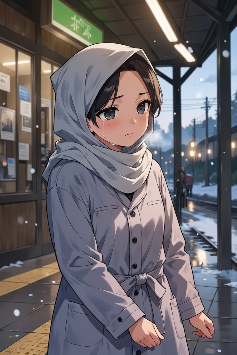 (masterpiece:1.2,  best quality),  1 girl wearing hijab on Tensor.Art