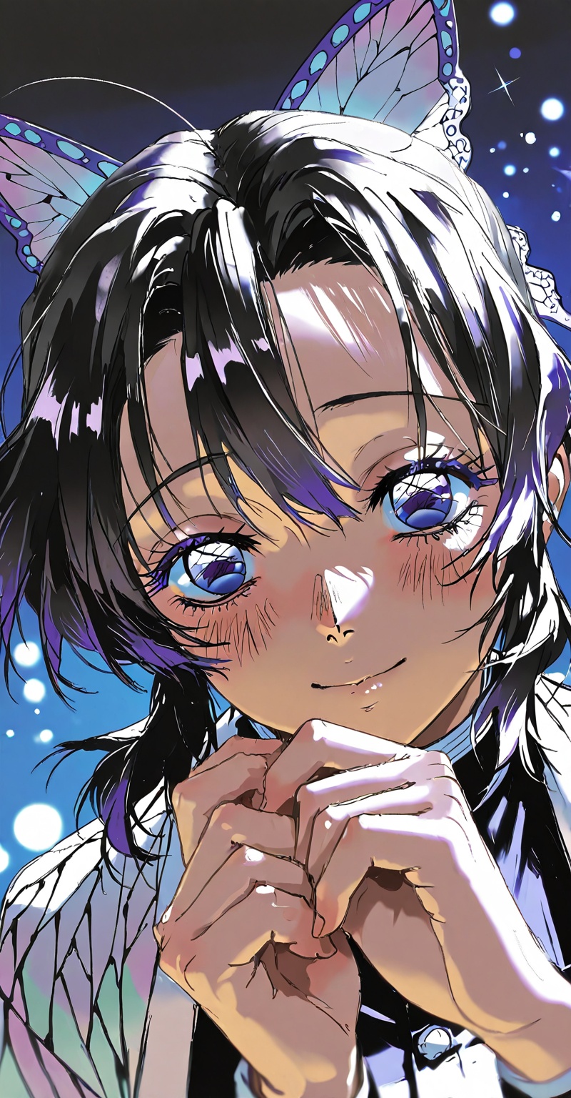 ((Emphasize a blend of anime aesthetics with painterly digital rendering techniques)),  the use of light and shadow create...
