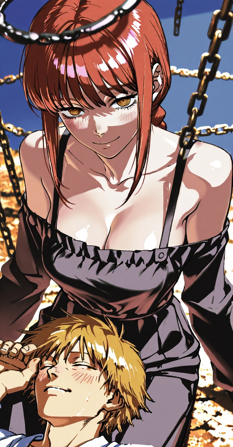 ((Emphasize a blend of anime aesthetics with painterly digital rendering techniques)),  the use of light and shadow create...