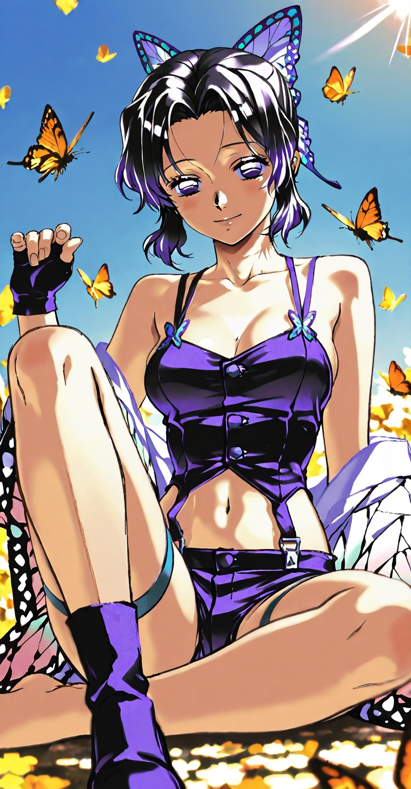 ((Emphasize a blend of anime aesthetics with painterly digital rendering techniques)),  the use of light and shadow create...