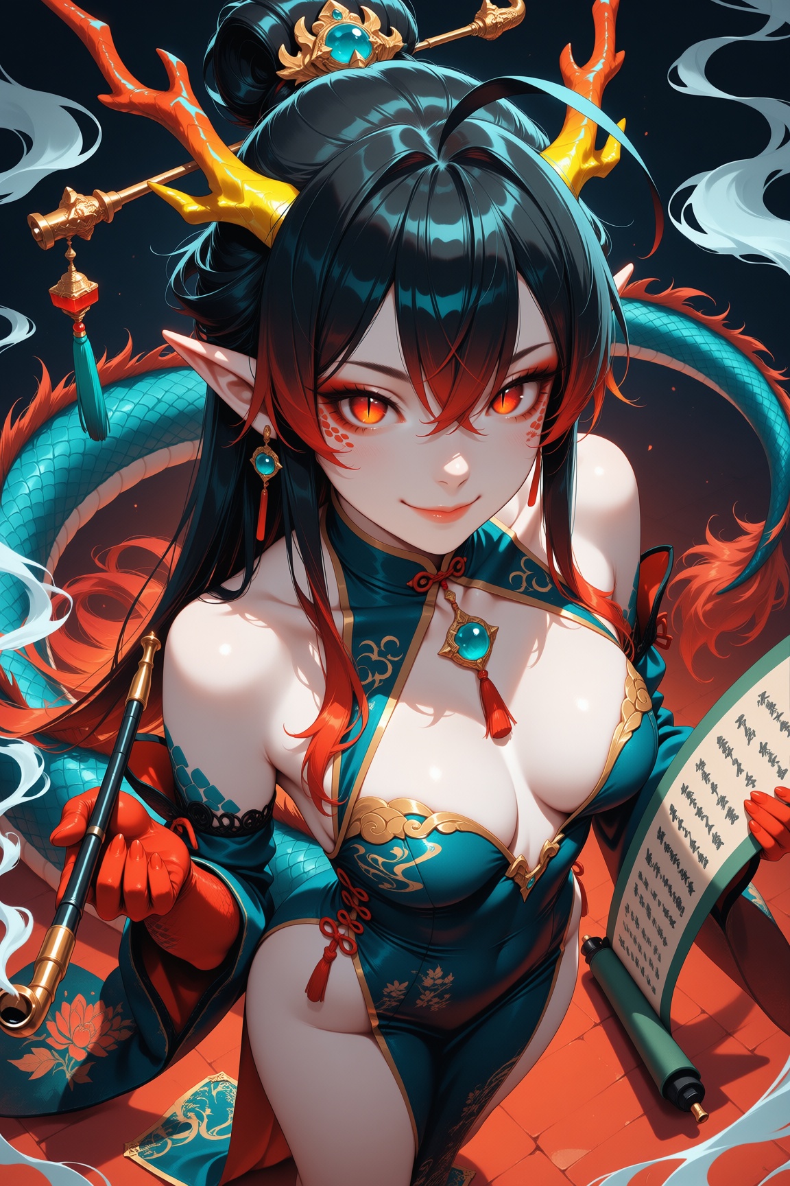 1girl,  solo,  long hair on Tensor.Art