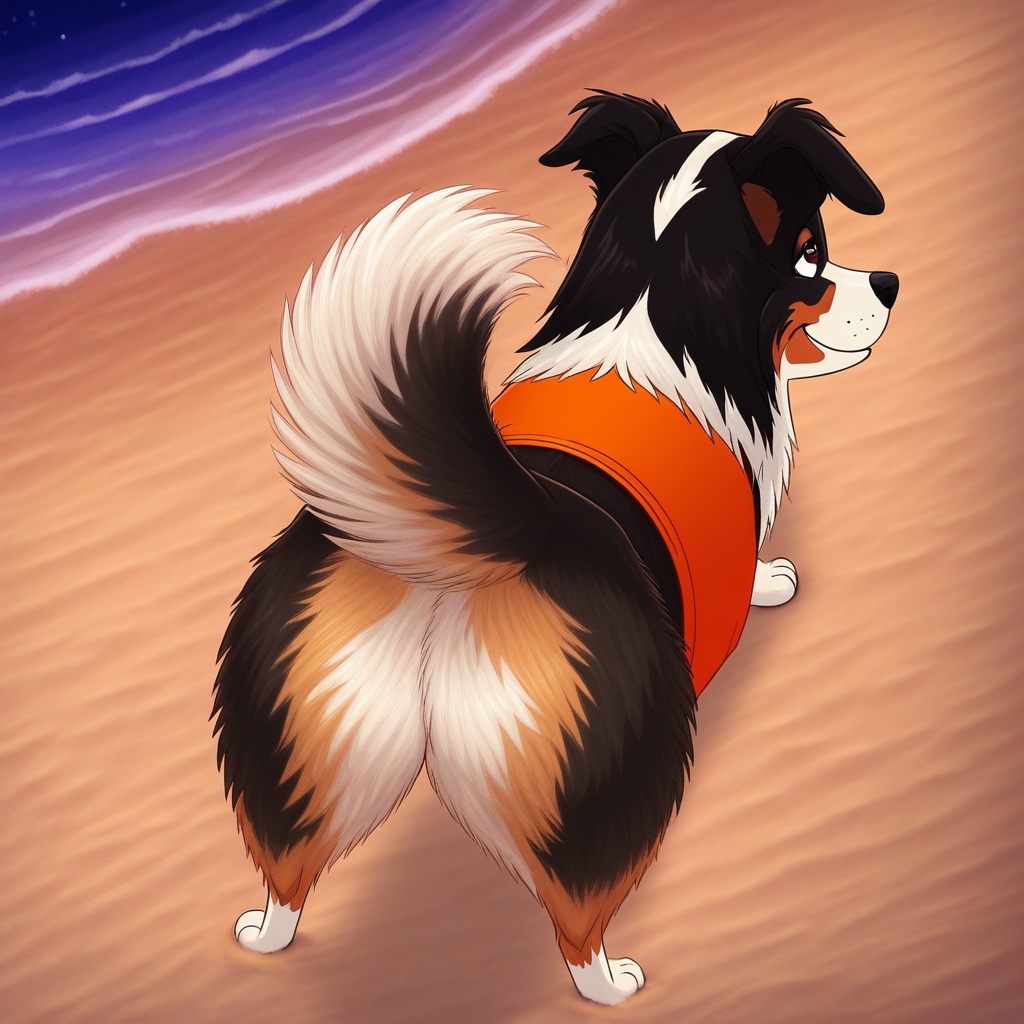 maggie Aussie,  feral,  solo on Tensor.Art