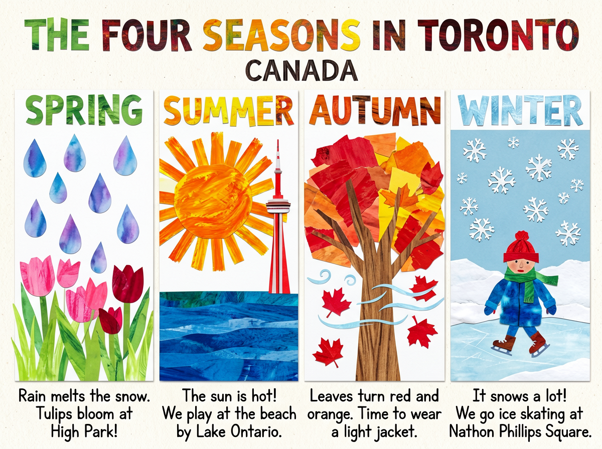 信息图 · 多伦多四季