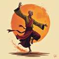 Dancing Monk