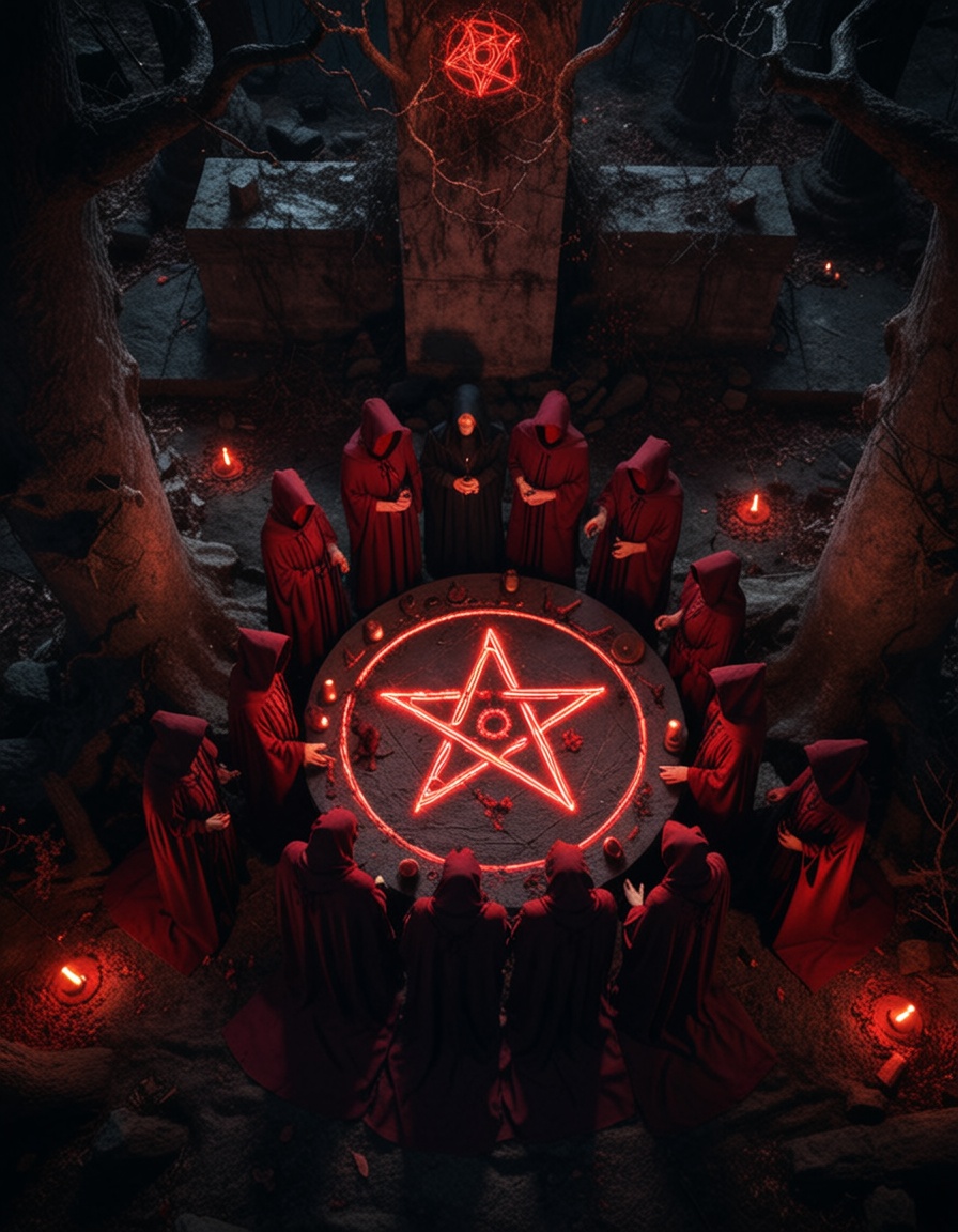 Witchcraft & Arcana,  Dark Fantasy Art,  A dark on Tensor.Art