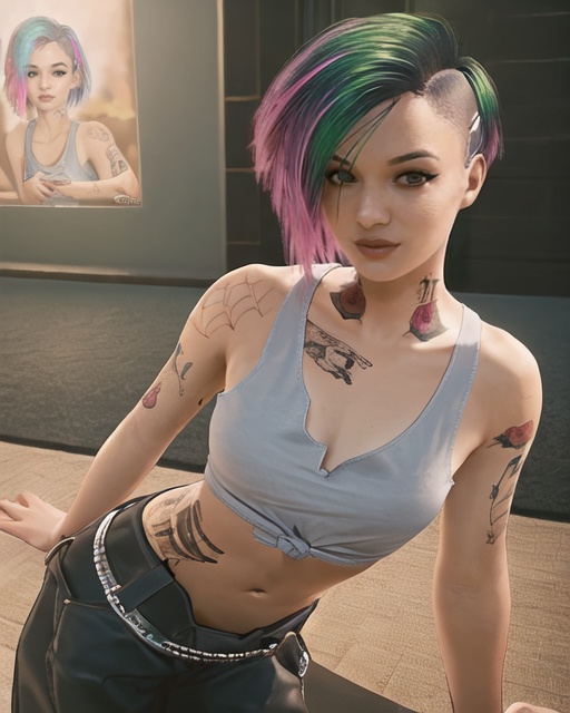 CyberJudy,  1girl,  solo on Tensor.Art