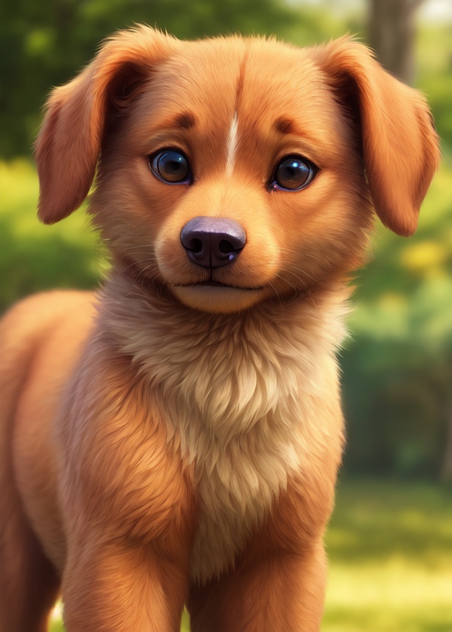 a cute puppy,  BREAK,  film photography on Tensor.Art