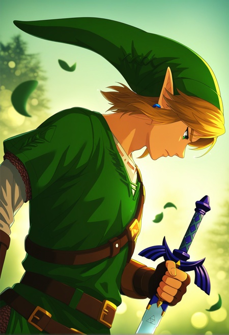 masterpiece,  best quality (link \(the legend of zelda\):1.3), on Tensor.Art