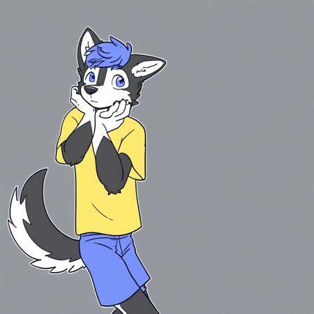 Solo,  1boy,  dog on Tensor.Art