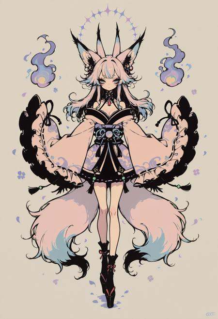 ccstyle,  1girl,  fox ears on Tensor.Art