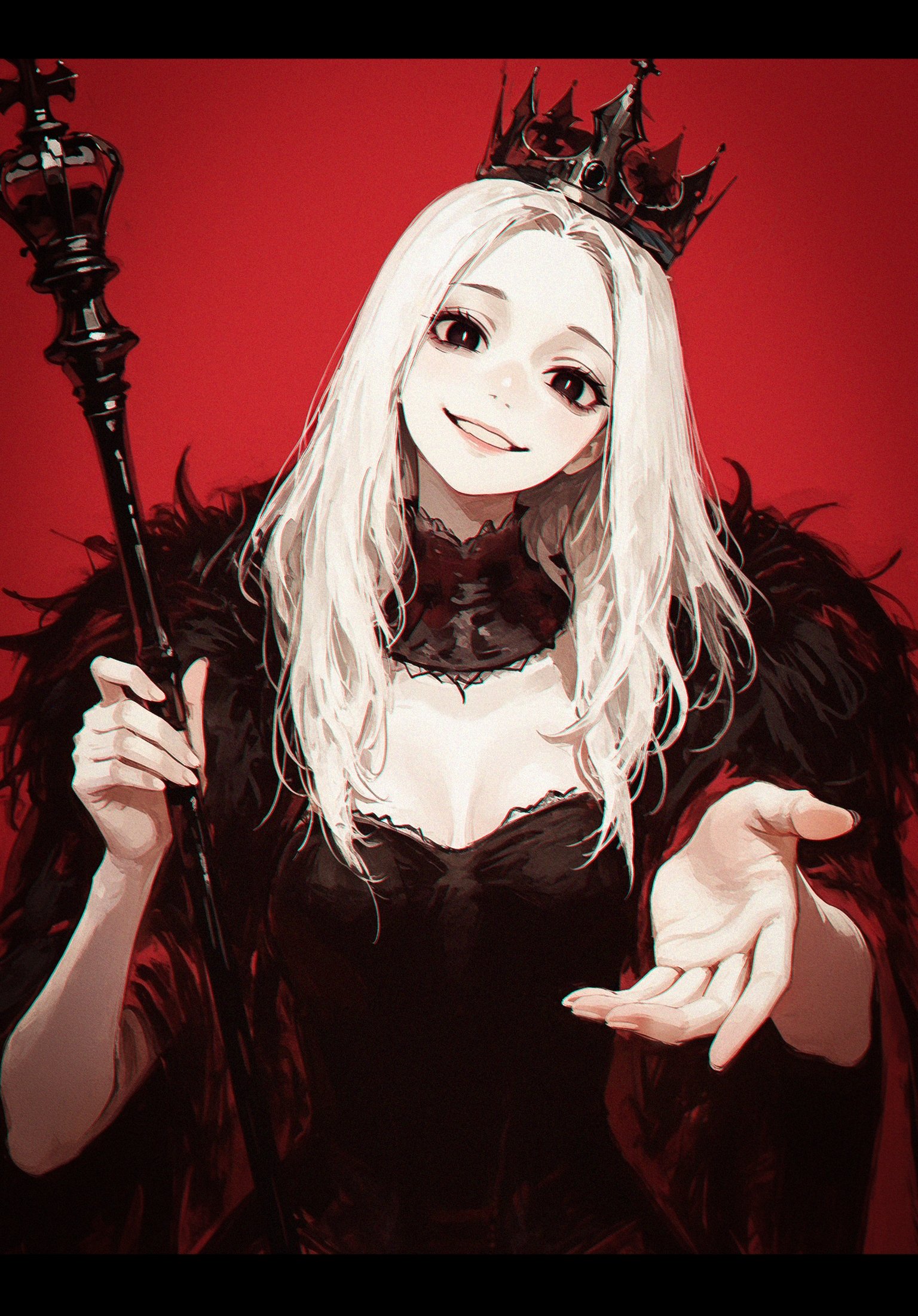1girl,  portrait,  holding scepter on Tensor.Art