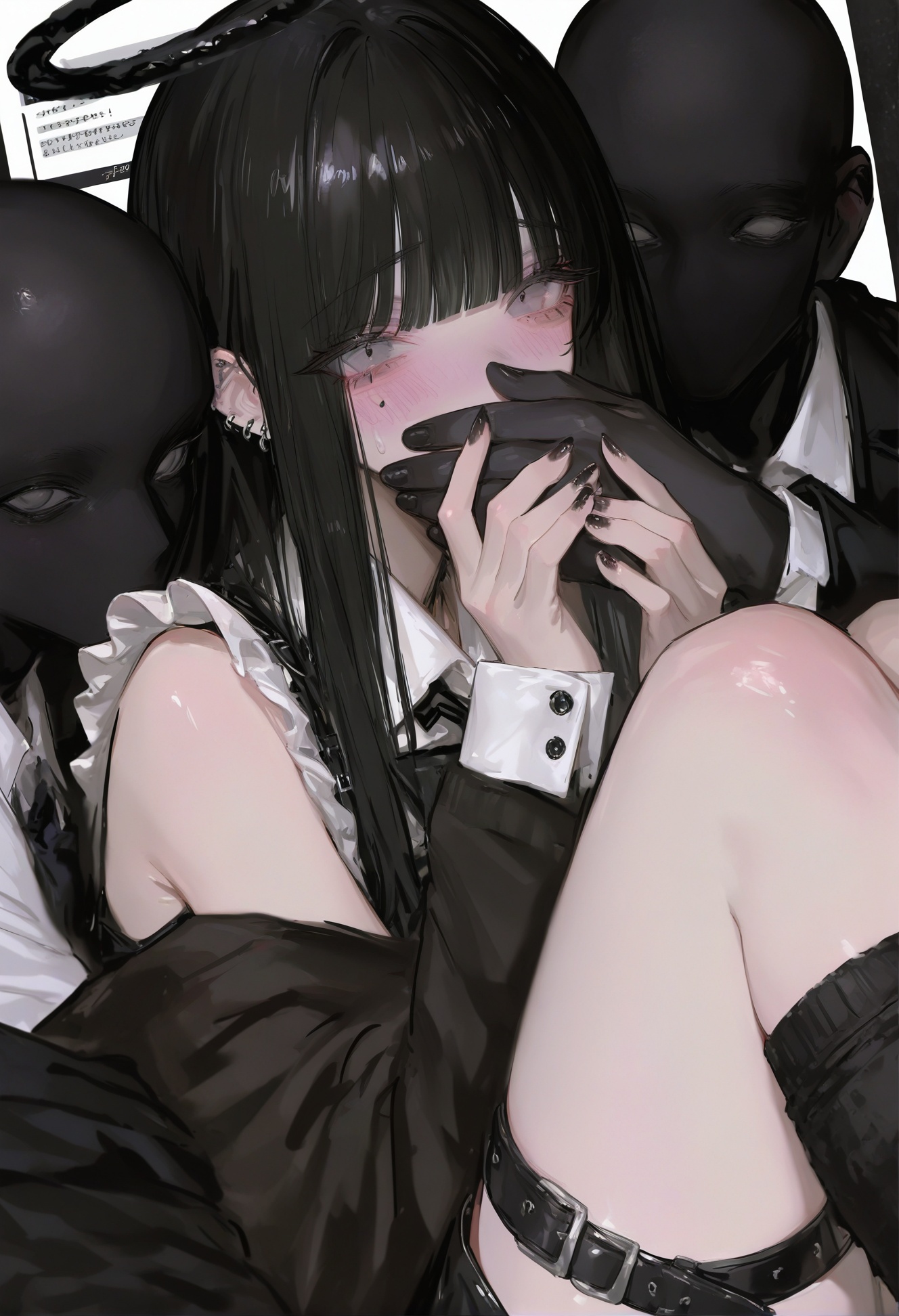 748cmstyle,  1girl,  black hair on Tensor.Art