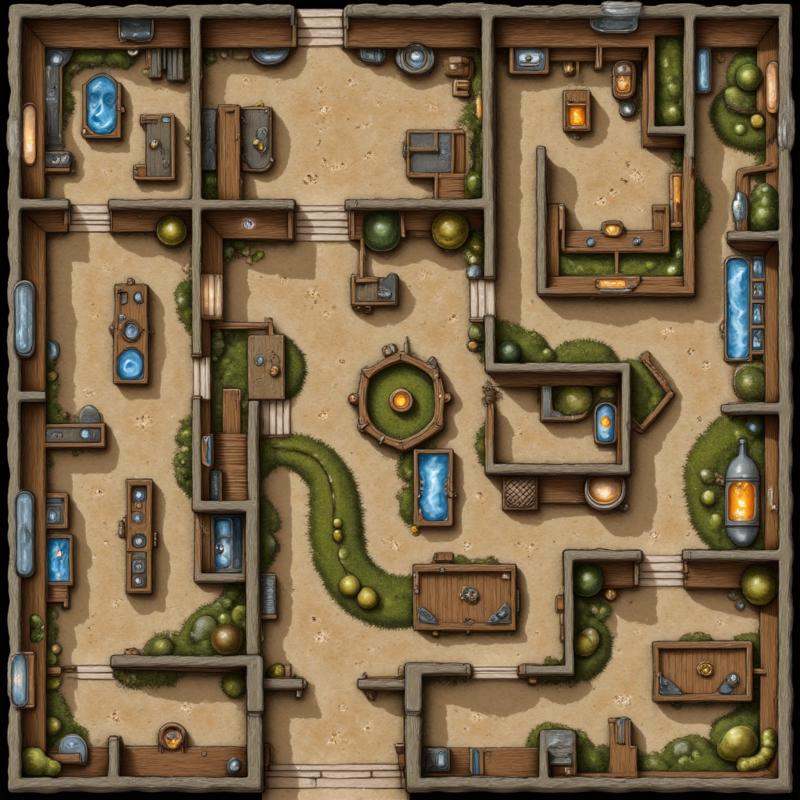 This Escher-inspired dungeon features an impossible architecture that defies the laws of physics,  creating a complex and...
