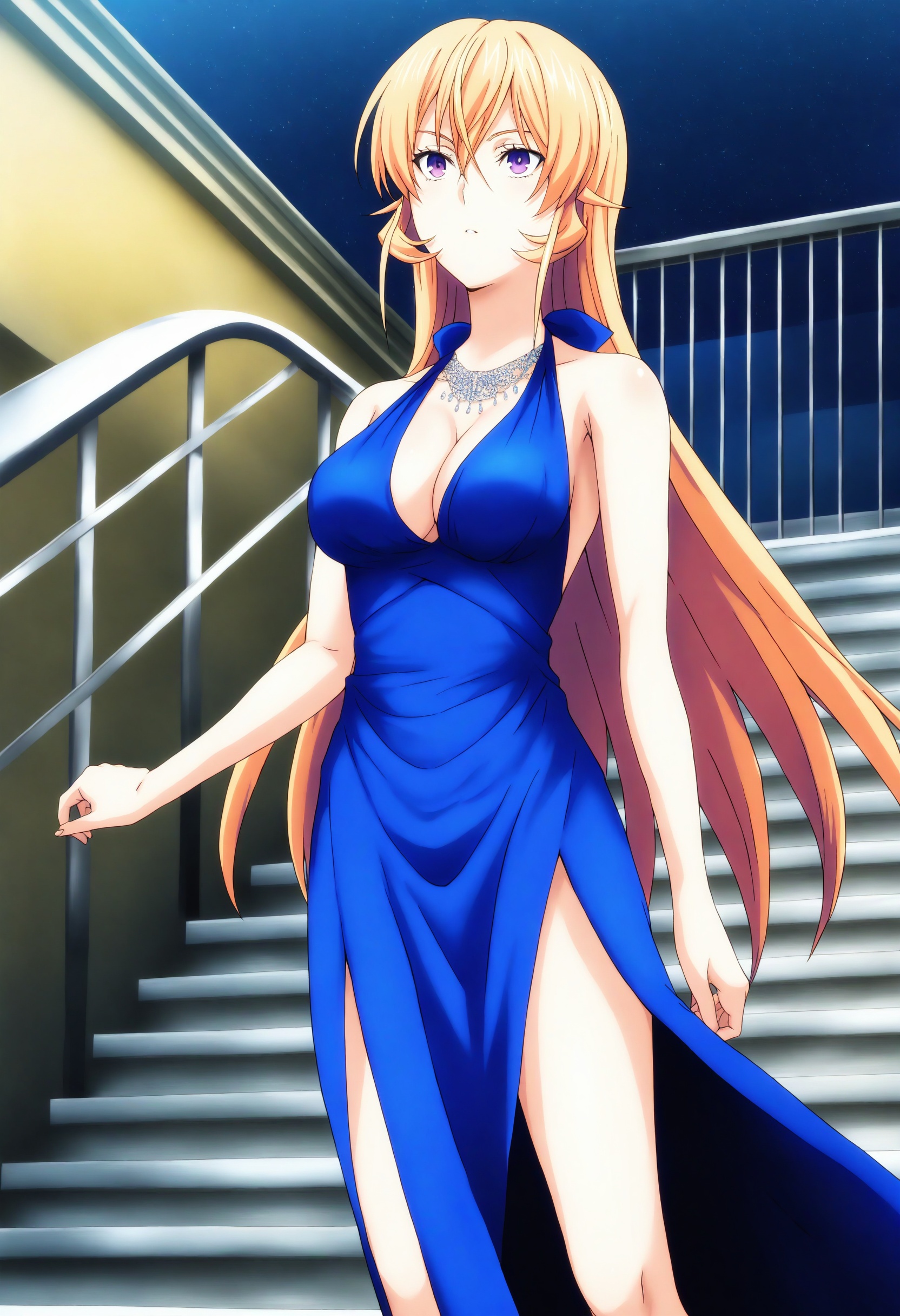 sysdeep_erina,  blonde hair,  purple eyes on Tensor.Art