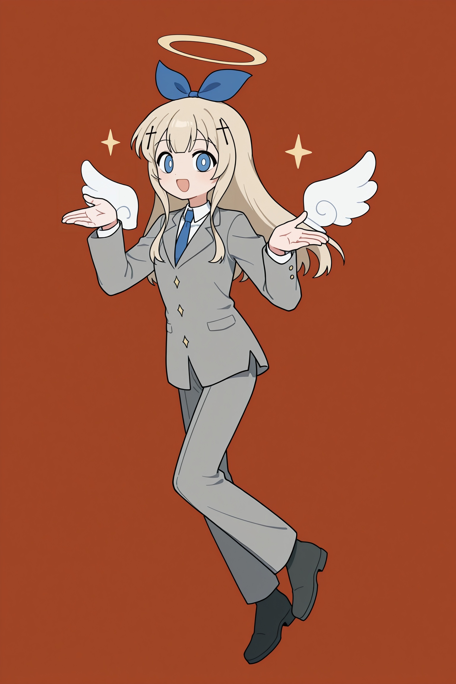 tenshi (tententengokujigokugoku),  bright pupils,  blue eyes on Tensor.Art